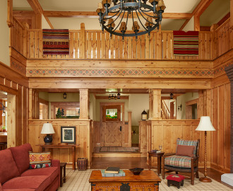 Tomahawk Lake House - Living Room